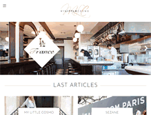 Tablet Screenshot of mylittlecosmo.com